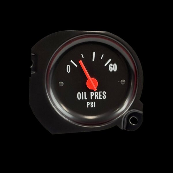 1978-79 Square Body Chevy & GMC Truck Oil Pressure Gauge, Fire Orange Needle