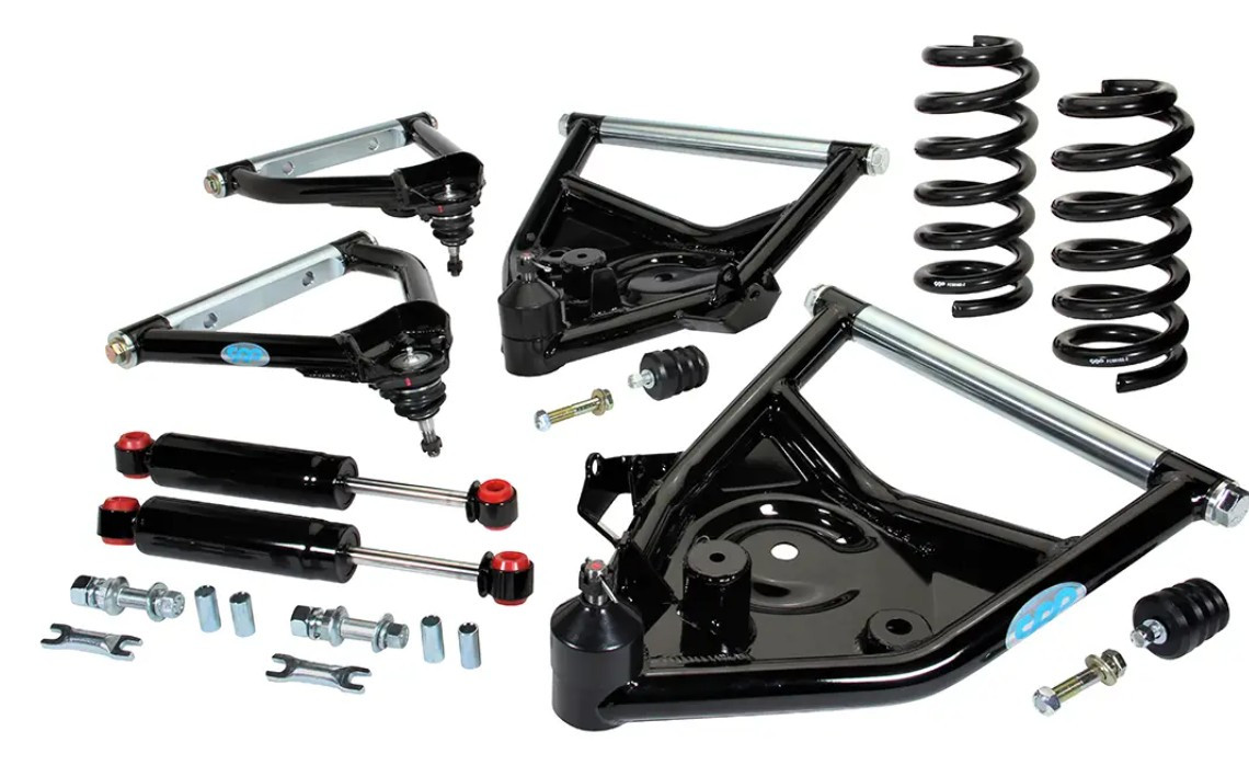 1973-87 Chevy/GMC Truck Tubular Control Arm w/ Coil Spring & Shock Kit