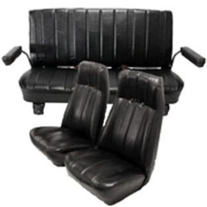 1973-87 Blazer, Jimmy Front High Back Buckets & Rear Bench Seat Cover Set