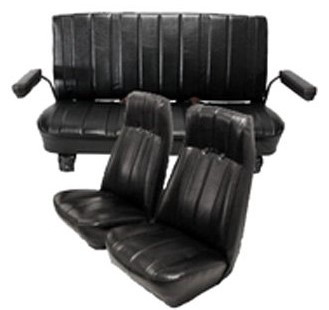 1973-87 Blazer, Jimmy Front High Back Buckets & Rear Bench Seat Cover Set