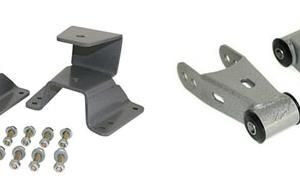 1973-87 Chevy/GMC Truck Rear Leaf Spring Hanger & Shackle Kit, 4" Drop