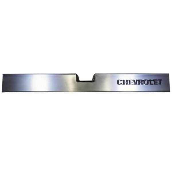 1973-80 Chevy Truck Brushed Aluminum Tailgate Panel w/ Emblem Kit