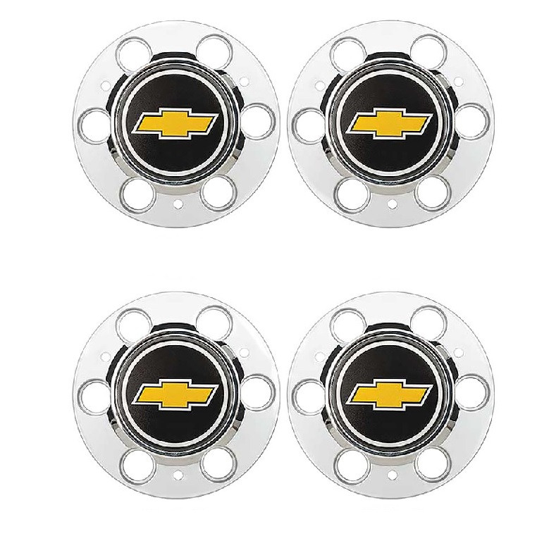 1973-87 Chevy Truck Plastic Wheel Center Cap For 6 Lug Rally Wheel, Set of 4 (Repro)