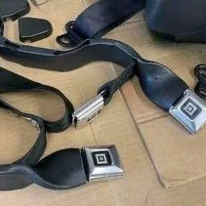 black GMC seat belt