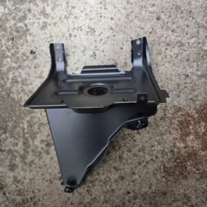 battery tray with a lower support brace, likely designed for classic 1981–1991 Chevrolet and GMC C/K series trucks, Suburbans, or Blazers.